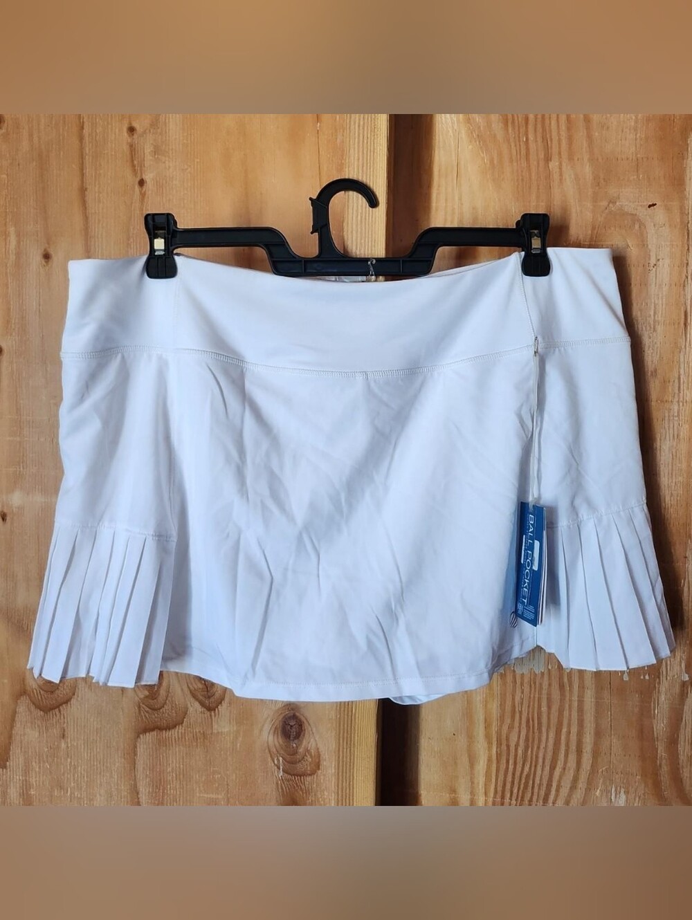 White Pleated Tennis Skirt -